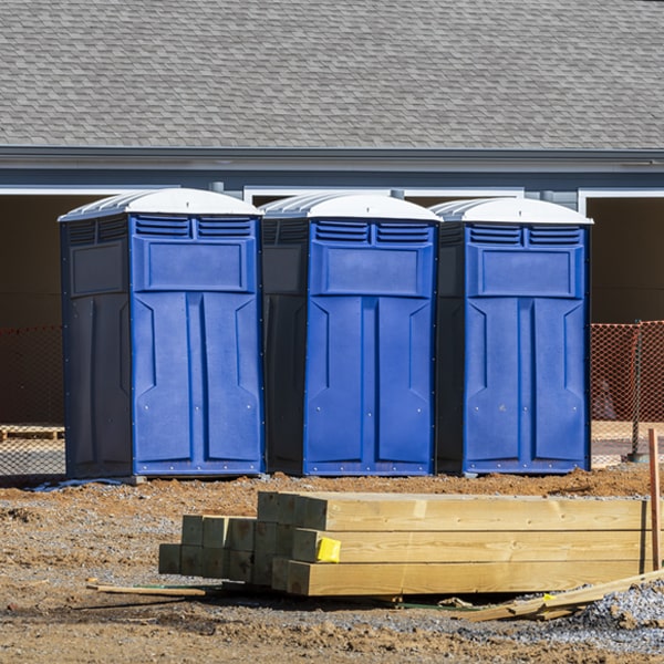 are there any restrictions on what items can be disposed of in the porta potties in Byron GA